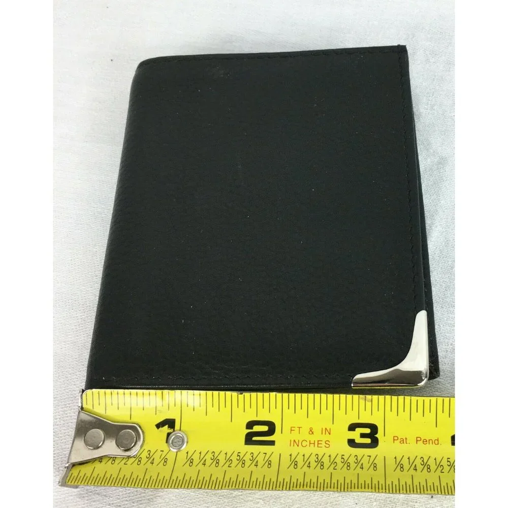 High End Banco Germany Black Wallet Coin Pocket ID Card Window Credit Card Bill
